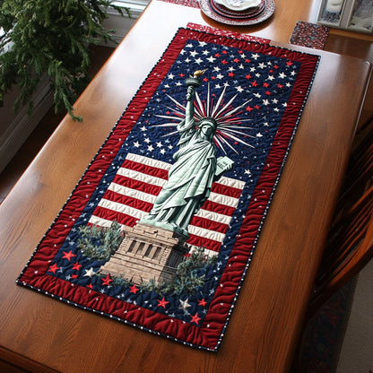 Stars Of Liberty WJ1006036CL Quilted Table Runner
