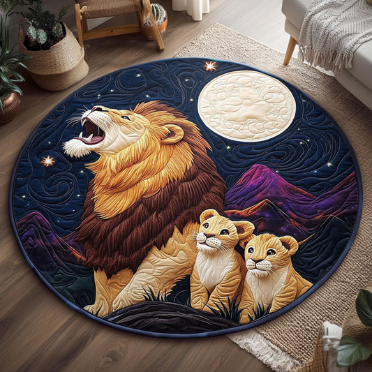 Golden Mane Eclipse WJ2807044CL Quilted Round Mat