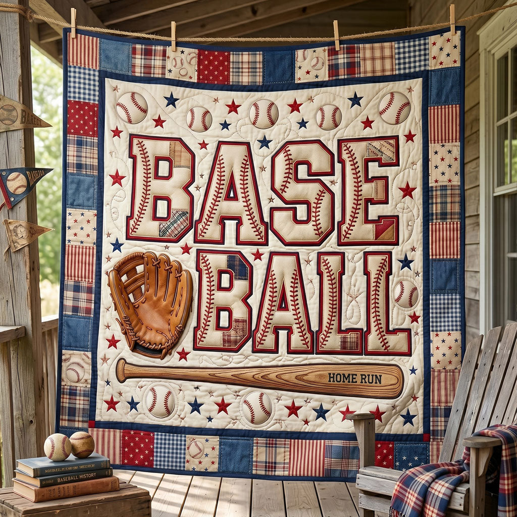 Patchwork Baseball Pride WN3005003CL Quilt