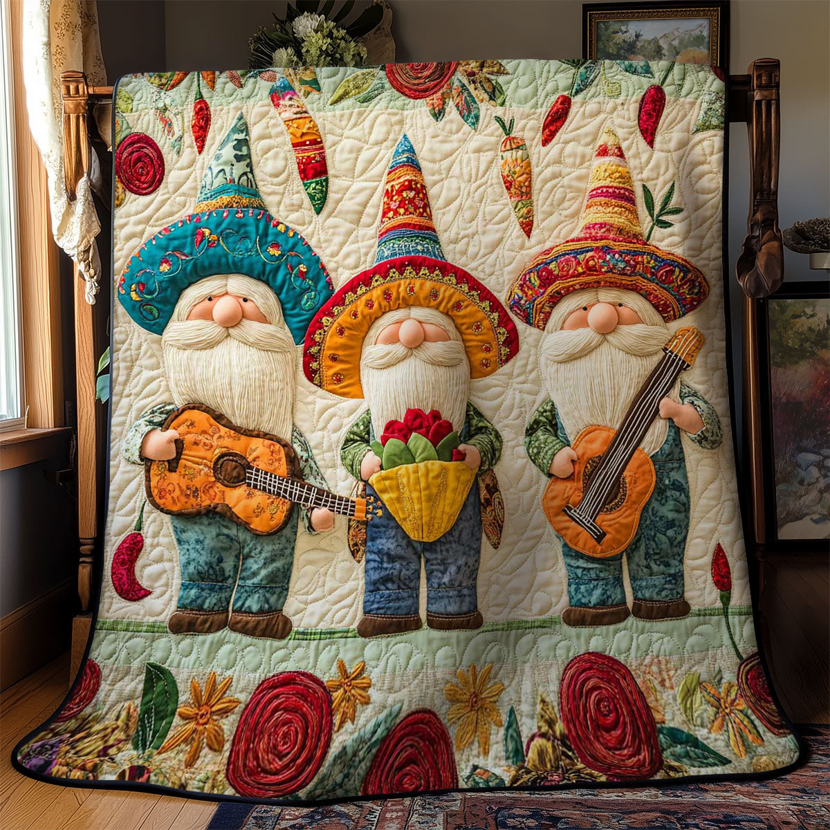 Mexican Gnome WN0701005CL Quilt