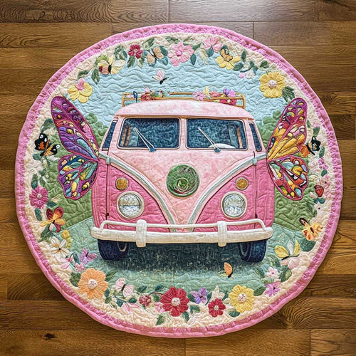Van Of Whimsy WN2105061CL Quilted Round Mat