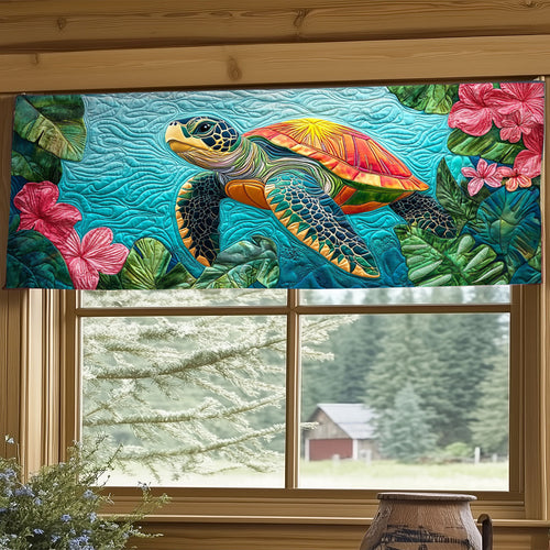 Turtle Serenity WJ1505023CL Quilted Valance