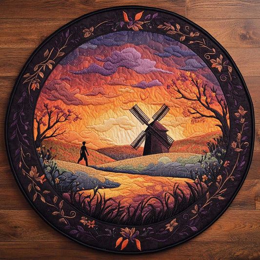 Windmill Serenity WN2304031CL Quilted Round Mat