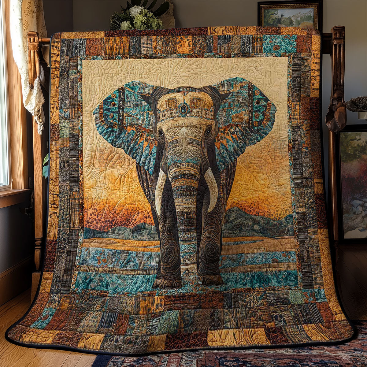 Savanna Elephant WN1303031CL Quilt