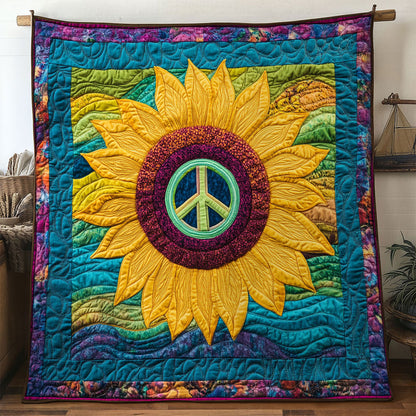 Golden Soul Sunflower WN0901035CL Quilt