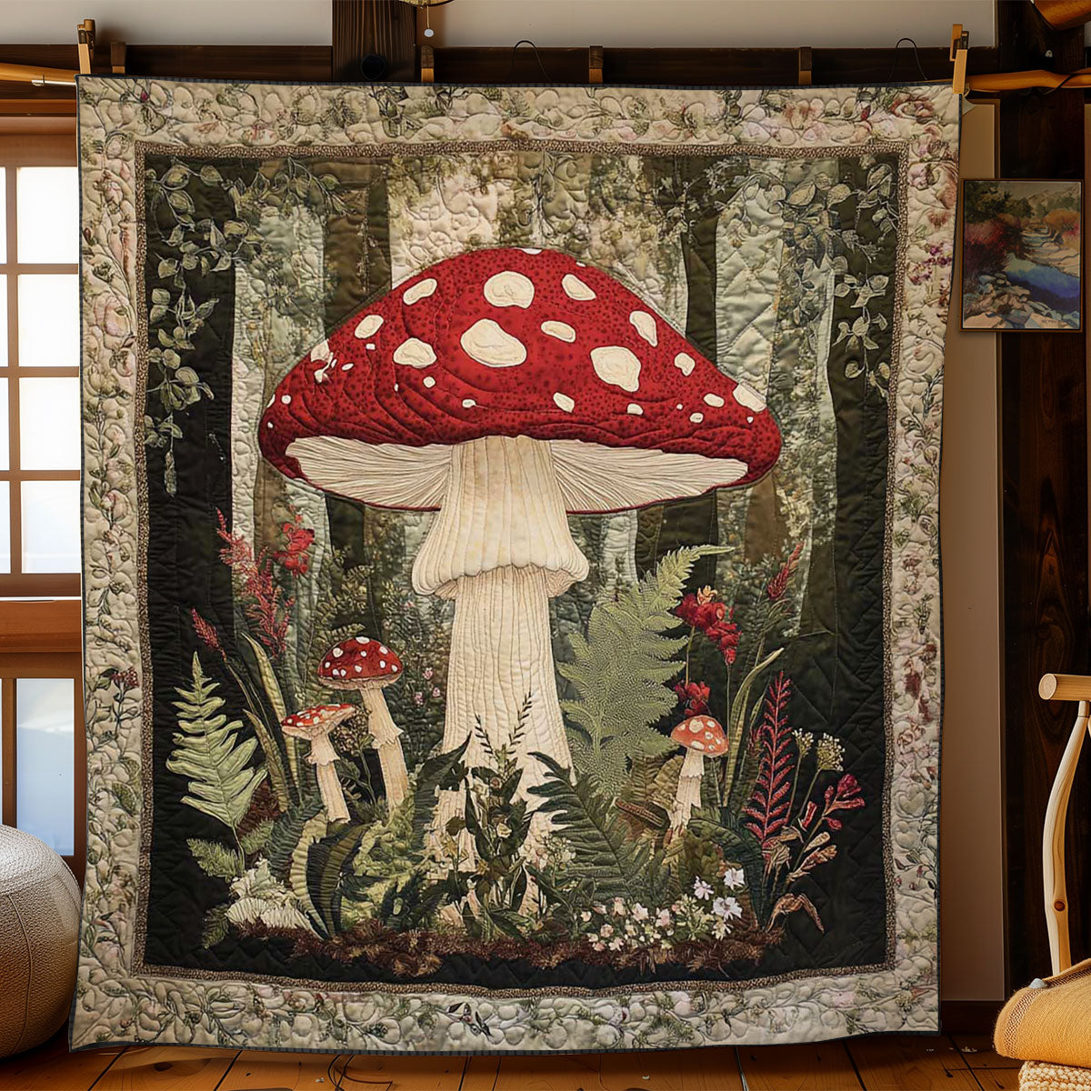 Forest Mushroom WN1303077CL Quilt