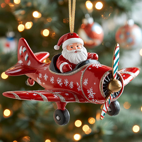 Aviation Claus CP2411155CL Christmas Ornament