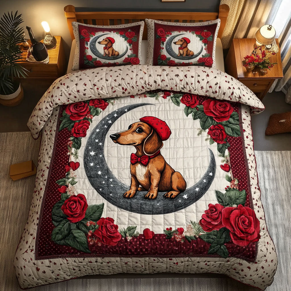 Darling Dachshund WN1701015CL Duvet Cover Set
