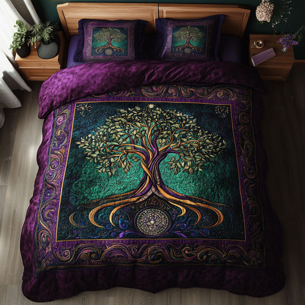 Lotus Tree Of Life WN1001024CL Duvet Cover Set