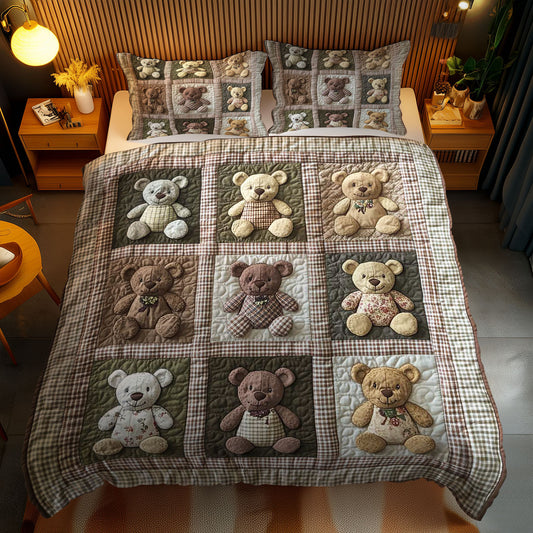 Country Charm Teddy Bear WN1003082CL Duvet Cover Set