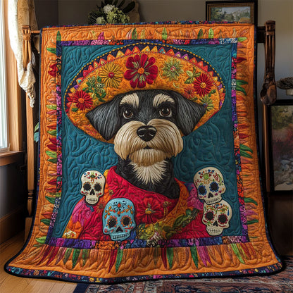 Mexican Schnauzer Charm WN0302006CL Quilt