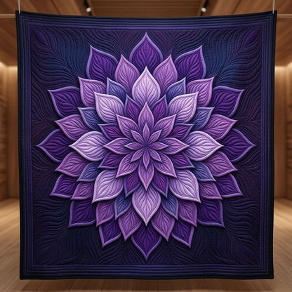 Mystic Violet Bloom WN0904029CL Quilt