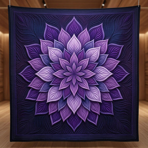 Mystic Violet Bloom WN0904029CL Quilt
