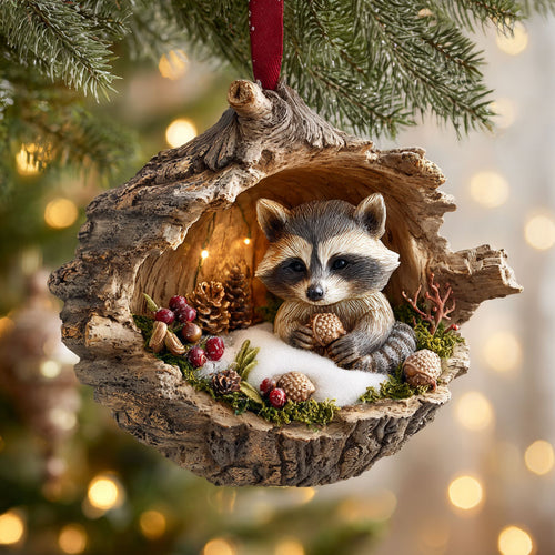 Raccoon Hollow CW0312018CL Christmas Ornament