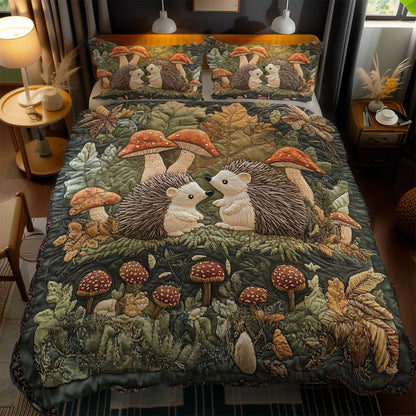 Mushroom Hedgehog WN1203116CL Duvet Cover Set