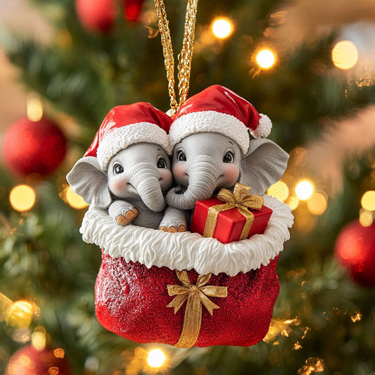 Double Trunk CP0412071CL Christmas Ornament
