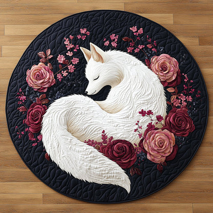Sleeping Fox KL0801003CL Quilted Round Mat