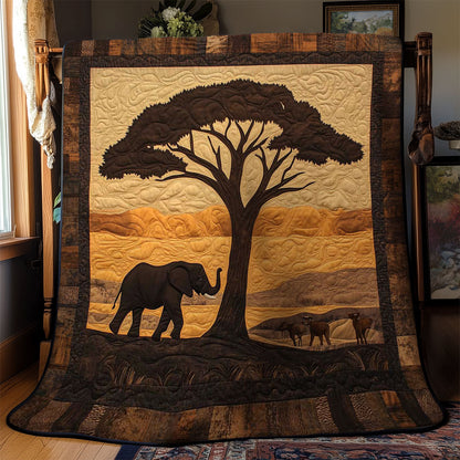 Majestic African Elephant WN1103001CL Quilt