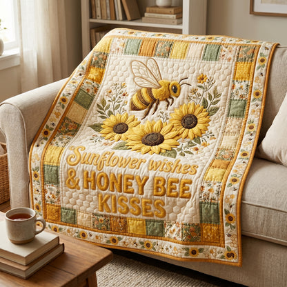 Sunflower Wish XR1504004CL Quilt