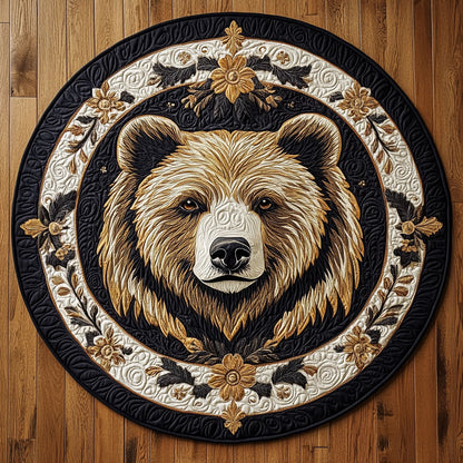 Majestic Bear KL0412001CL Quilted Round Mat