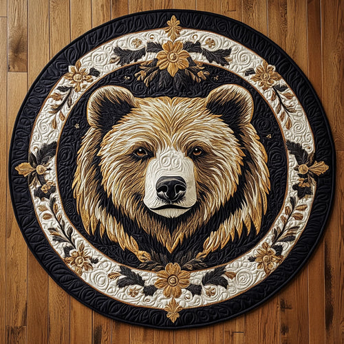 Majestic Bear KL0412001CL Quilted Round Mat