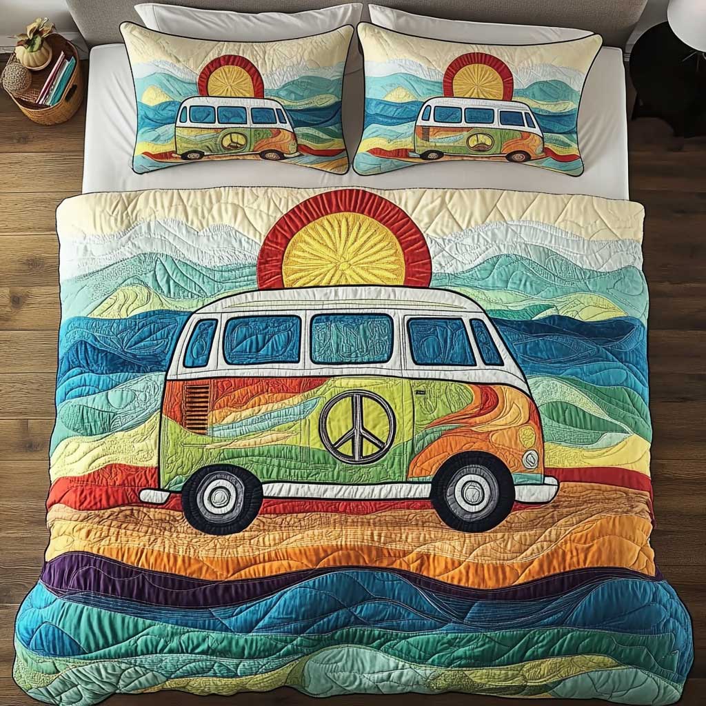 Vintage Camping Car Getaway WN1302041CL Duvet Cover Set