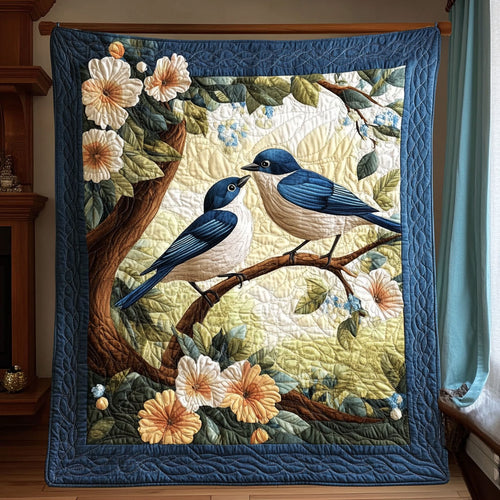 Bluebirds in Bloom KL1301014CL Quilt