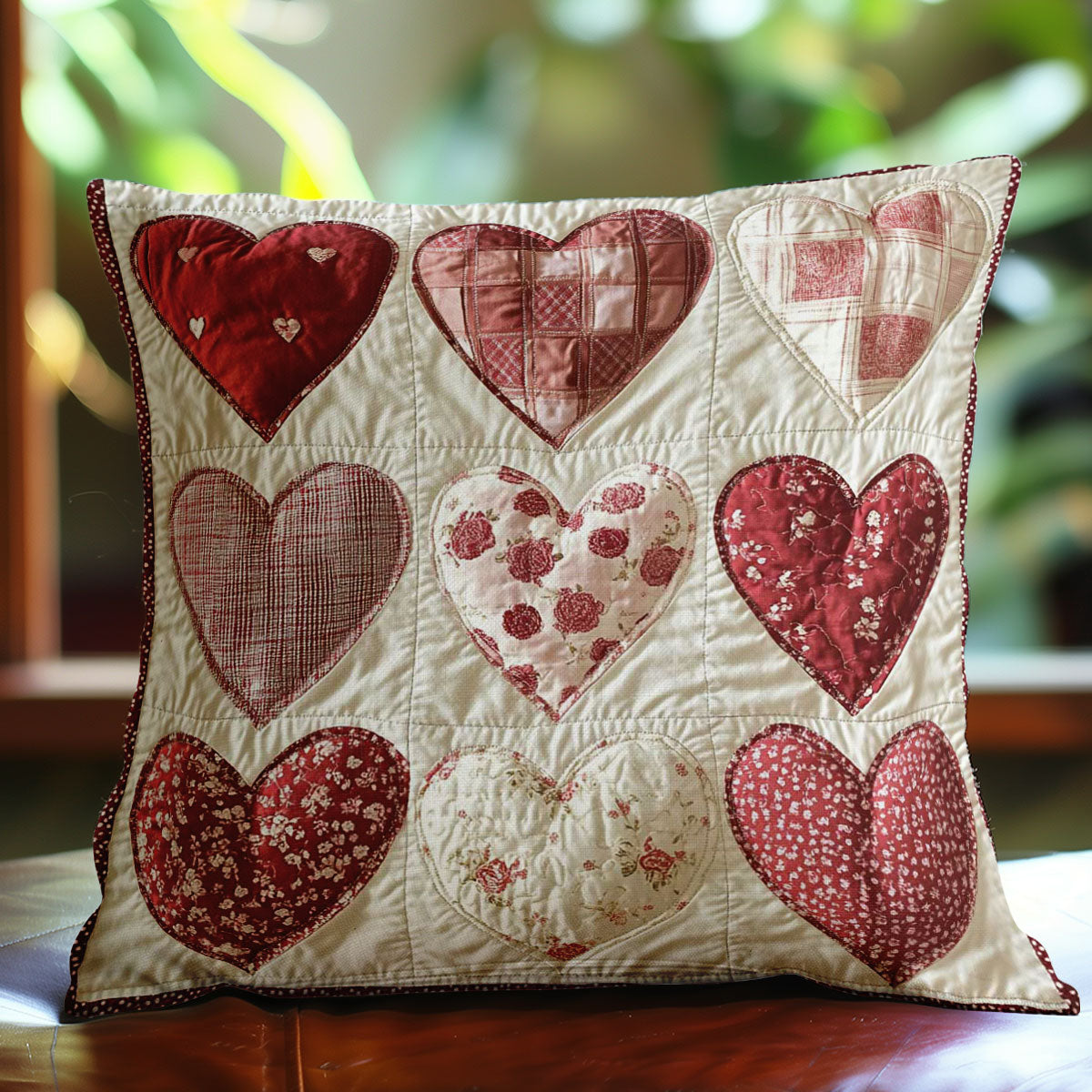 Love Heart WN1002111CL Quilt Pillow Case