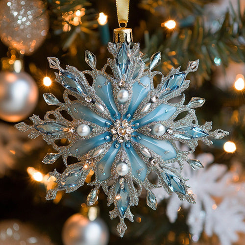 Frost Snowflake CW0912020CL Christmas Ornament
