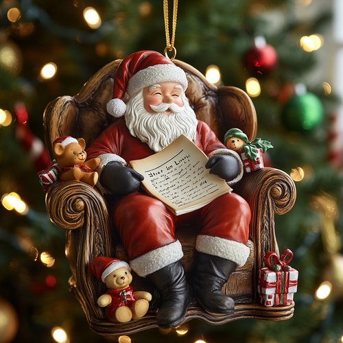 Santa Chair CP2811011CL Christmas Ornament