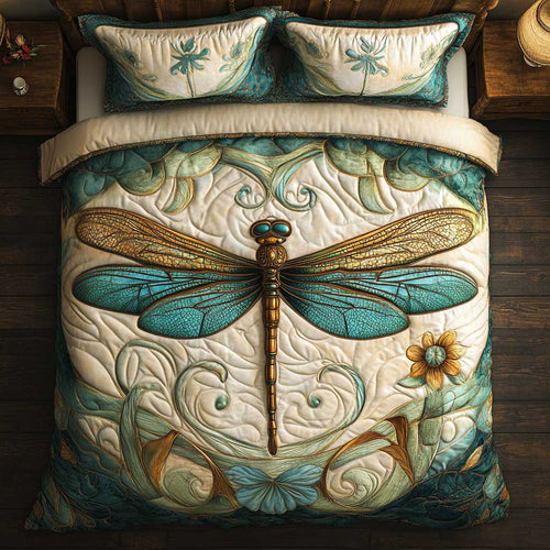 Greeny Dragonfly WP2001092CL Duvet Cover Set