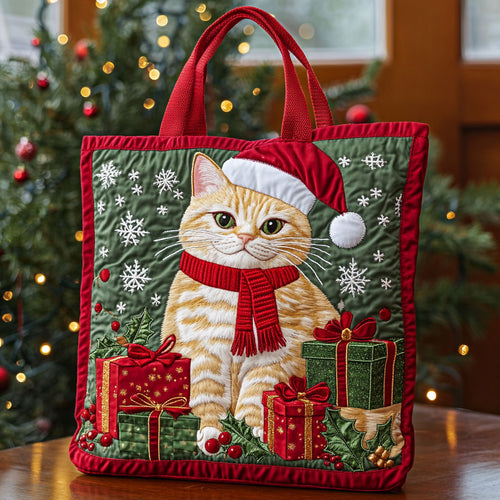 Santa Kitty CP3010019CL Quilted Tote Bag