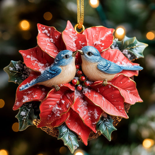 Pure Snow Bluebird WN2710049CL Christmas Ornament
