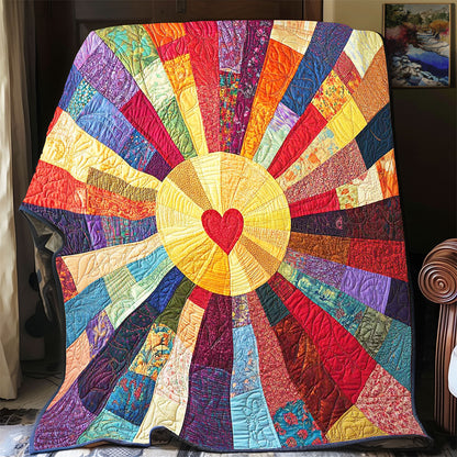 Heartful Sunshine Patchwork WP2002011CL Quilt