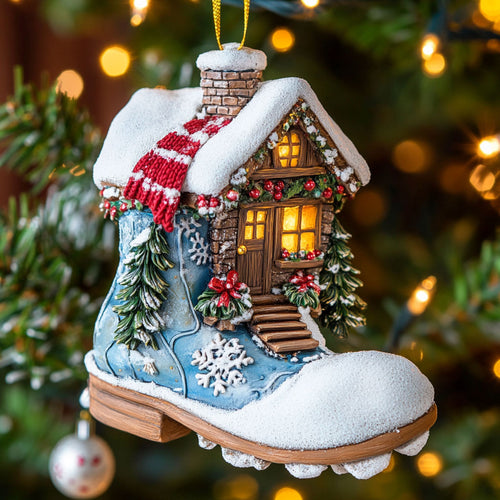 Boot House CW2611037CL Christmas Ornament