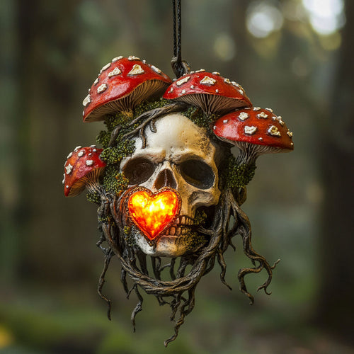 Enchanted Woods Skull WN2810023CL Christmas Ornament