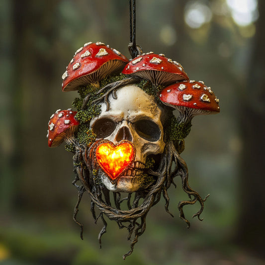 Enchanted Woods Skull WN2810023CL Christmas Ornament