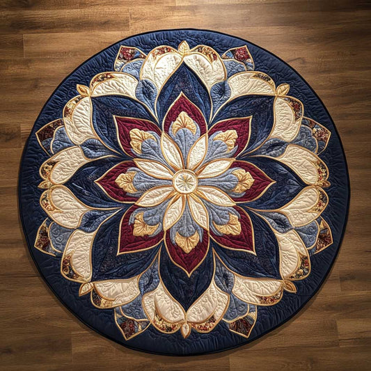 Velvet Mandala WN1705085CL Quilted Round Mat