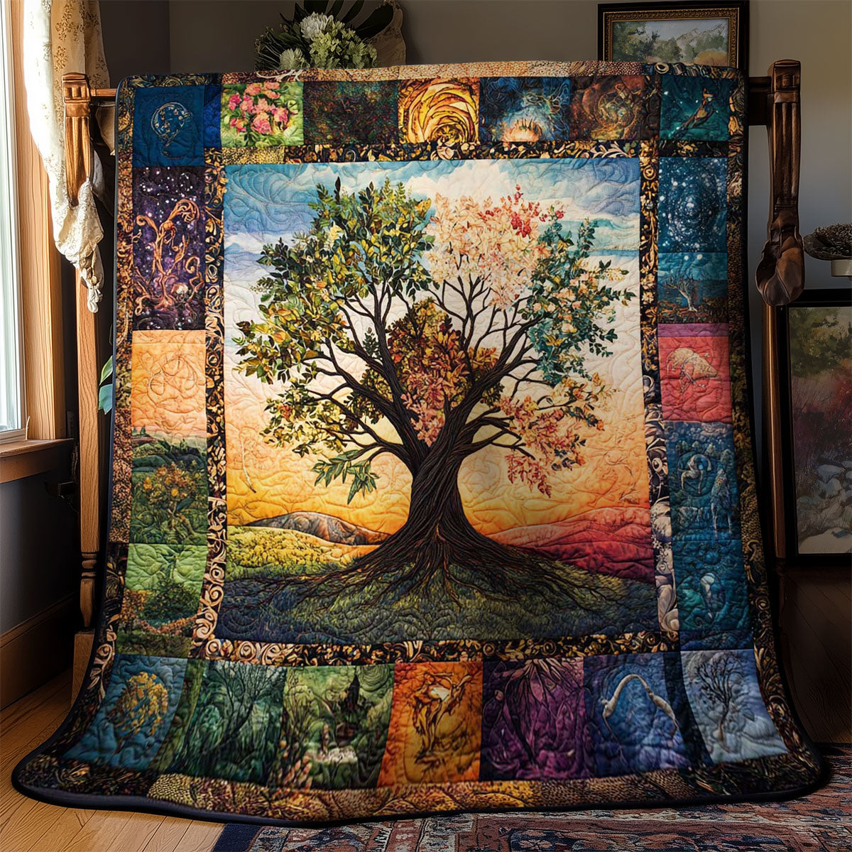 Luminous Tree Of Life WN0301021CL Quilt