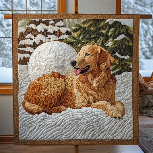 A Retriever's Winter Serenity LT2910012CL Quilt
