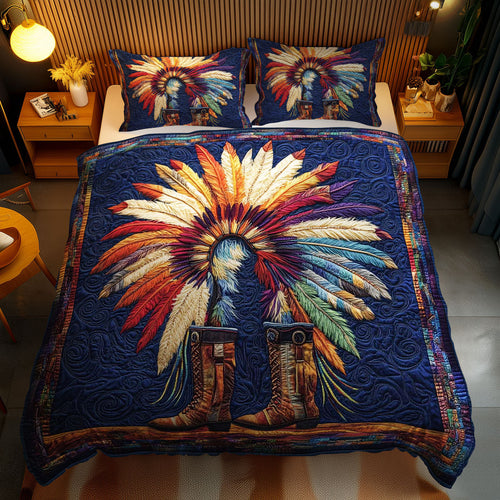 Sacred Boots Of The Tribe WN2101046CL Duvet Cover Set