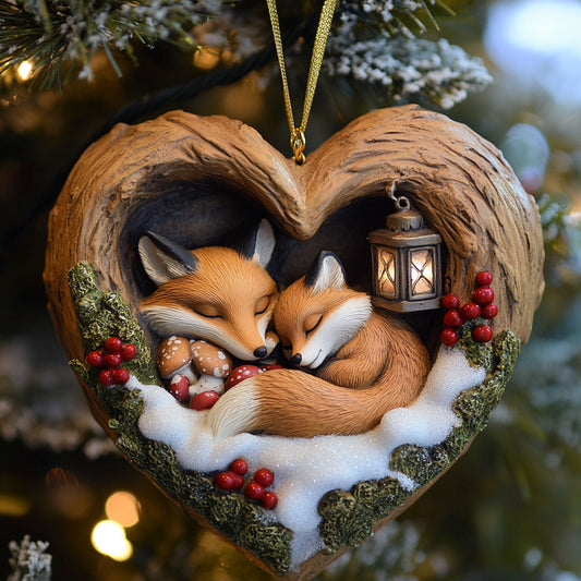 Winter Foxes CP0612051CL Christmas Ornament