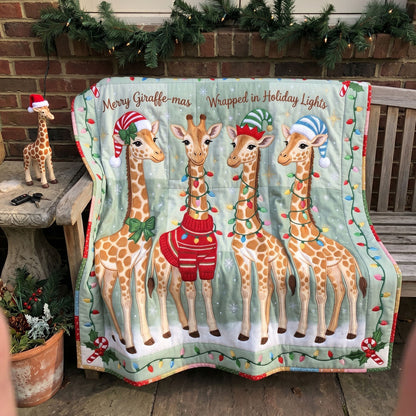Merry Giraffe-mas Crew WN0606005CL Quilt