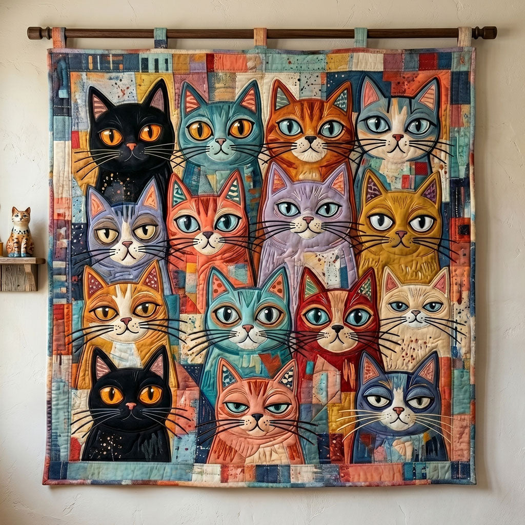Patchwork Purrs WN2905015CL Quilt