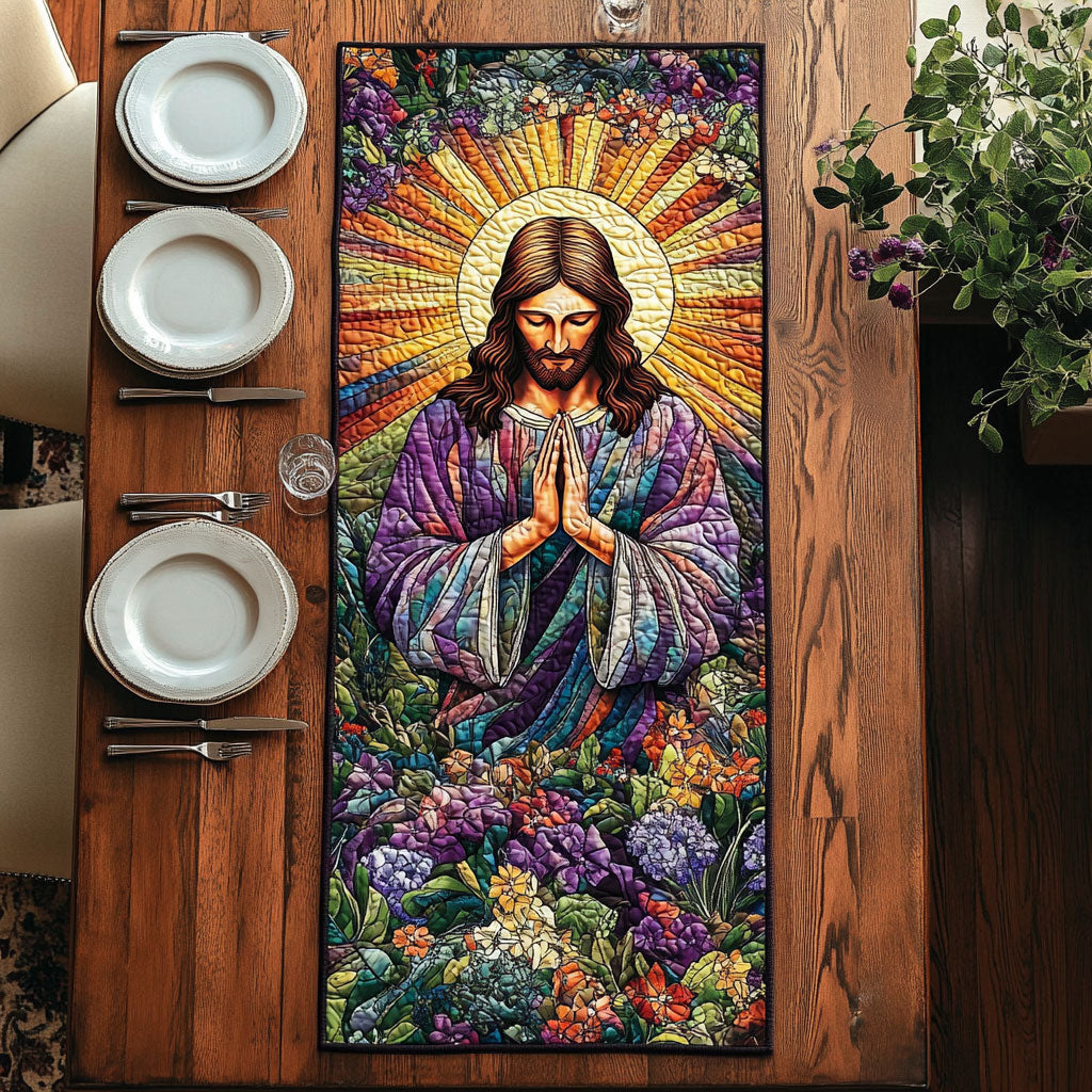 The Shepherd’s Prayer WJ2105032CL Quilted Table Runner