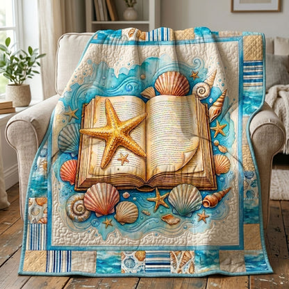 Coastal Seashell Book WN0705003CL Quilt
