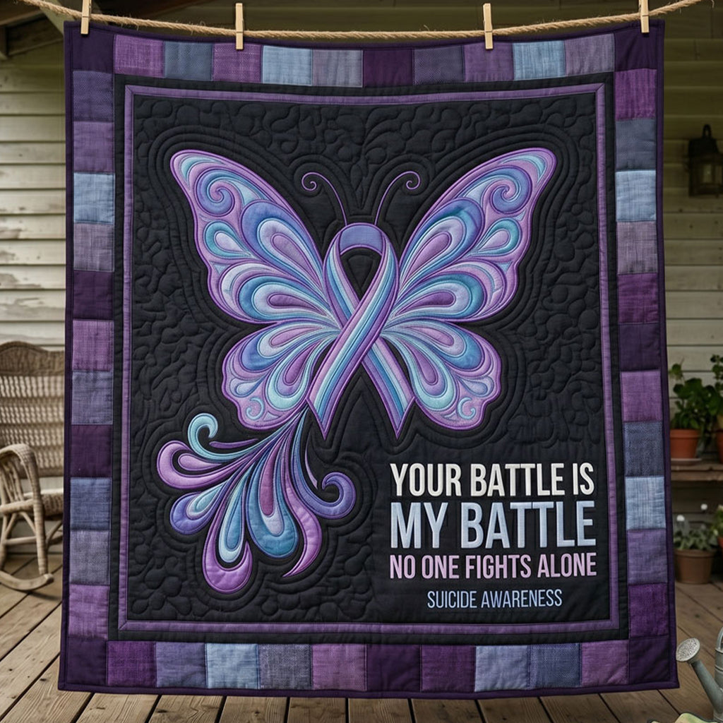 Strength Together Butterfly WN2304019CL Quilt