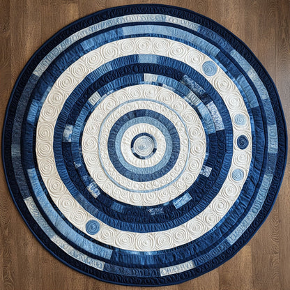 Circle Shadows WN0407068CL Quilted Round Mat