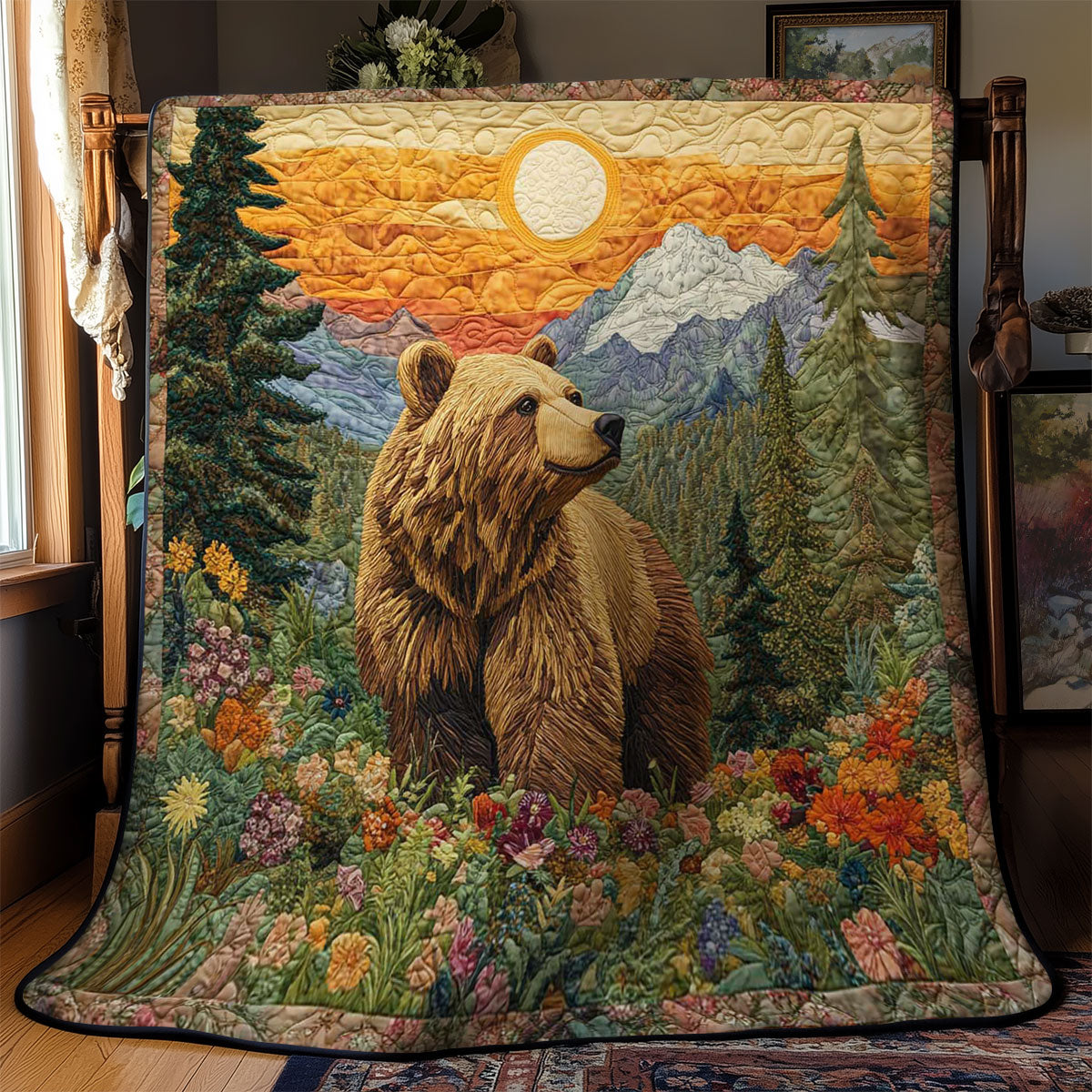 Forest Bear WN1003010CL Quilt