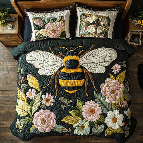 Bumblebee Flower WP2001065CL Duvet Cover Set